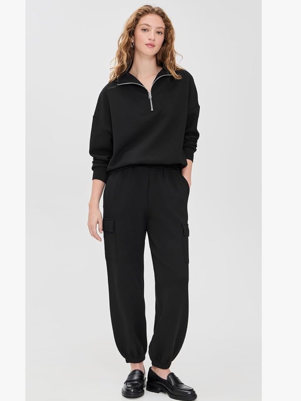 Varley Double Soft Hawley Half Zip Sweatshirt S - Picture 2 of 14